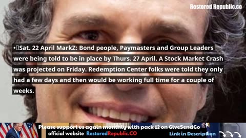 Restored Republic via a GCR: Update as of April 26, 2023