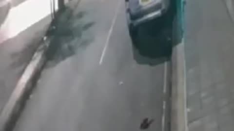 Accidente en la calle 56 con carrera 17 de Bucaramanga