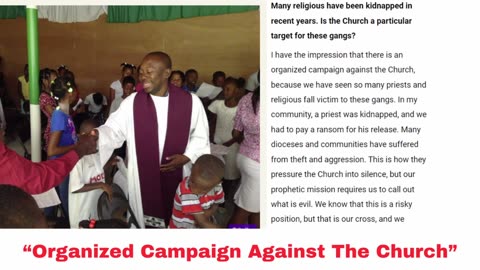 Haitian Priest Speaks Out On What It Is Like For The Faithful In Haiti