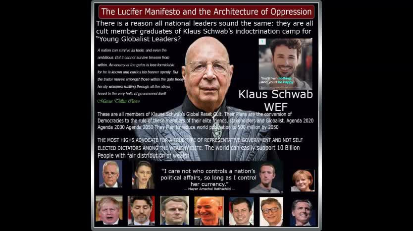 WEF KLAUS SCHWAB, YUVAL NOAH HARARI & THE "GREAT" TRANSHUMANIST RESET AGENDA