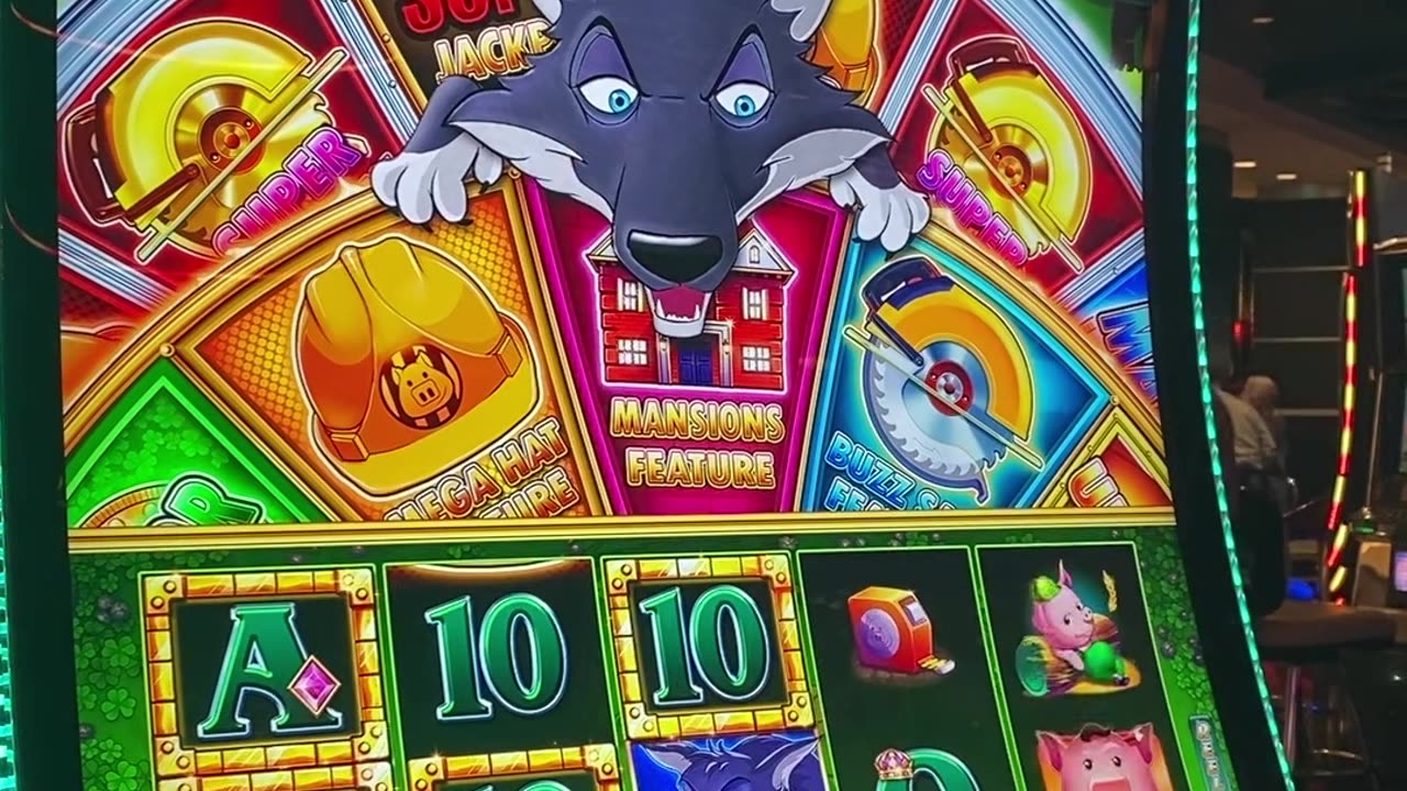 ANOTHER MANSION FEATURE!!! #slots #casino #slotmachine #slotwin #jackpot #bonusfeature #casinogame