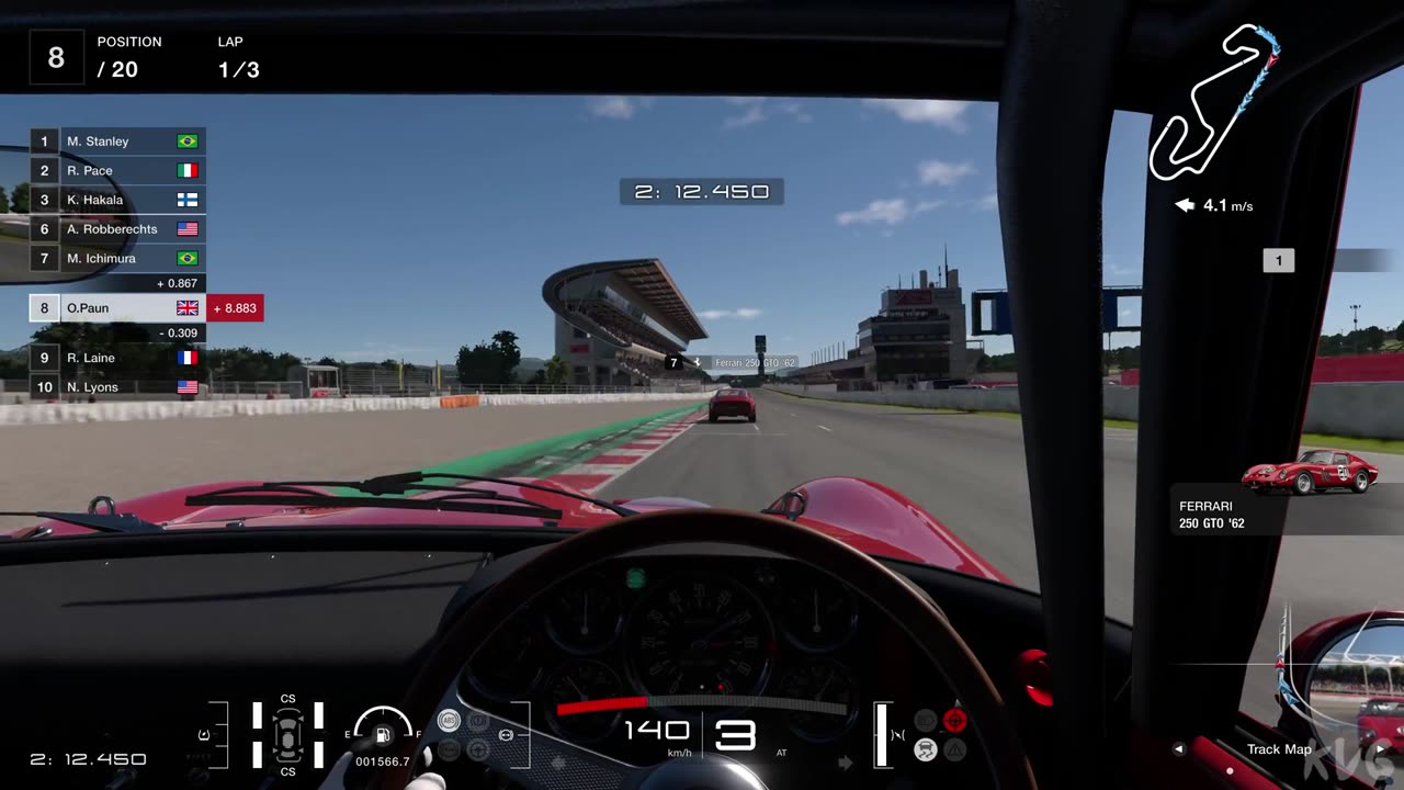 Gran Turismo 7 - Ferrari 250 GTO 1962 - Cockpit View Gameplay PS5