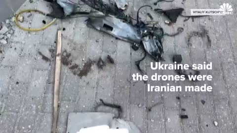 Russia strikes Ukrainian capital with 'kamikaze' drones