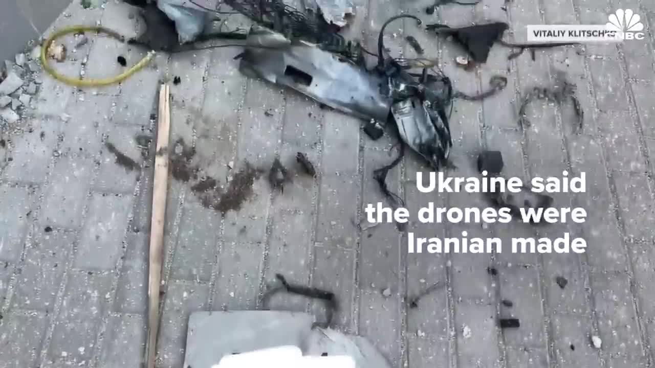 Russia strikes Ukrainian capital with 'kamikaze' drones