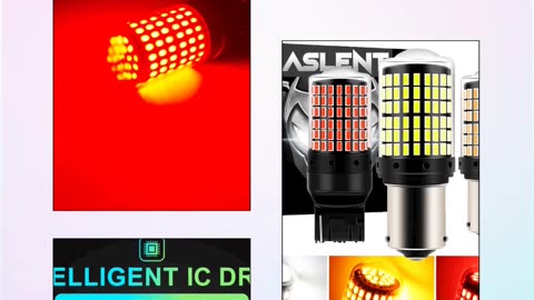 2pcs 11 7443 3157 LED Bulbs 144smd CanBus Lamp Reverse Turn Signal Light