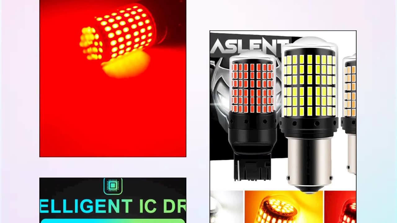 2pcs 11 7443 3157 LED Bulbs 144smd CanBus Lamp Reverse Turn Signal Light