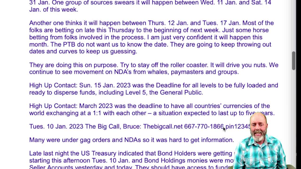 Judy Byington Report as of 1/11/23