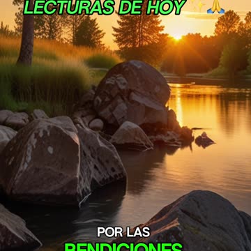 🙏✨Oración Inspirada en las Lecturas de Hoy ✨🙏