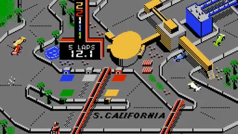 NES Longplay - Danny Sullivan's Indy Heat