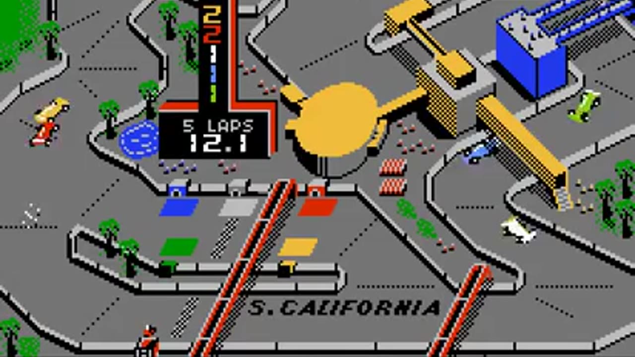 NES Longplay - Danny Sullivan's Indy Heat