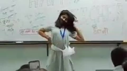 College girl dance