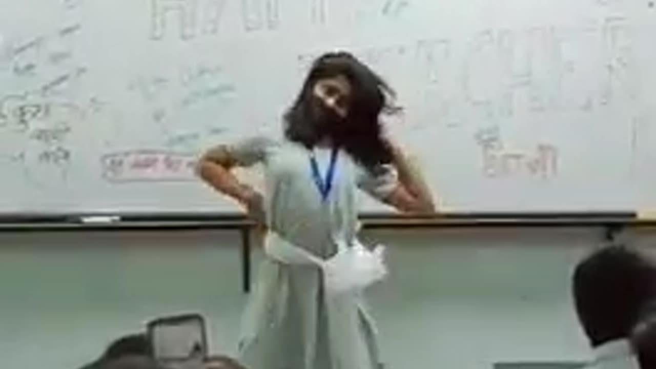 College girl dance