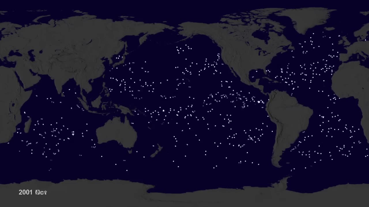 Nasa's garbage patch visualization experiment