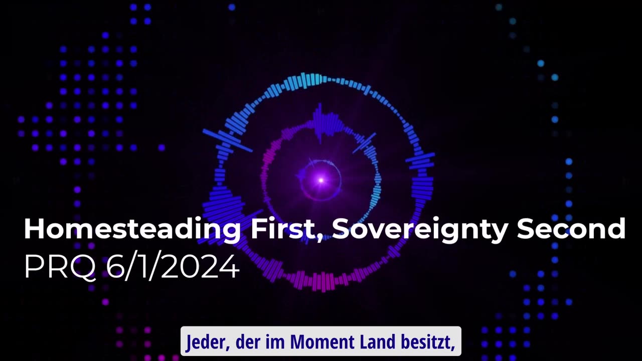 Eigenes Land zuerst, dann folgt unsere Souveränität