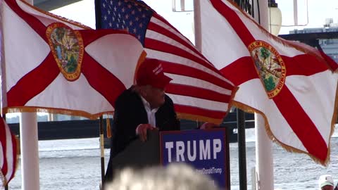 Trump at Jacksonville Landing