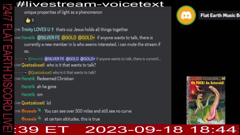 24/7 Flat Earth Discord !LIVE! - 3289 - https://discord.gg/flatearth