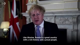 UK's Johnson appeals to Russians