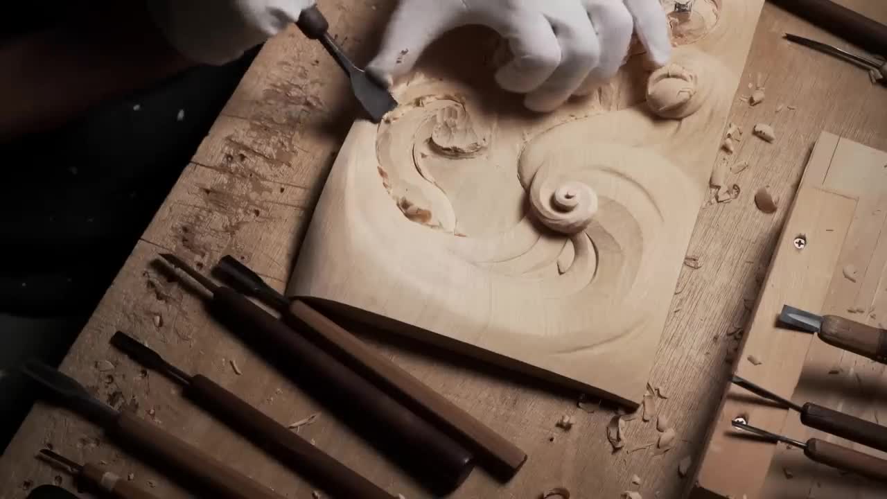 Wood Carving Dragon| To use technic of Japanese traditional wood carving| Woodworking