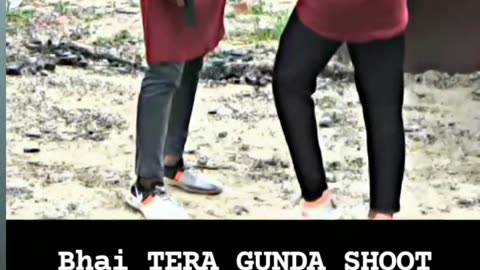 Bhai tera Gunda shoot video #bts #gangster #warddat #viral #treanding
