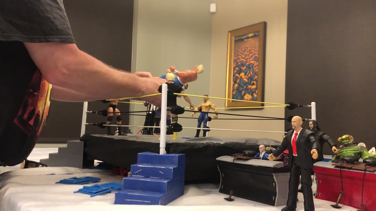 Action figure wrestling at all cost 2 pay for view