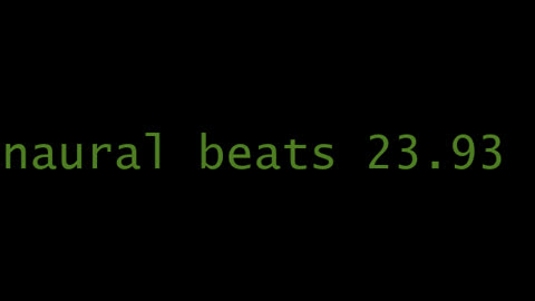 binaural beats 23.93 hz