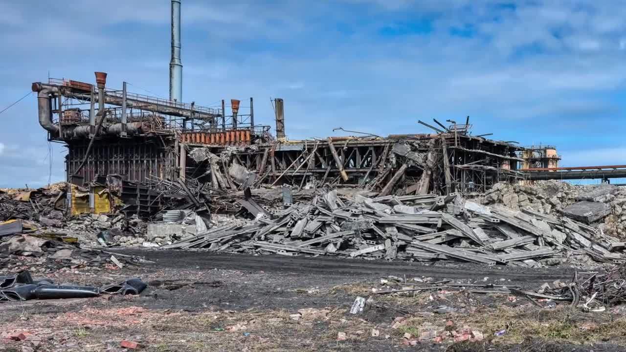 Redcar Coke Ovens - Demolition Update - July 2022