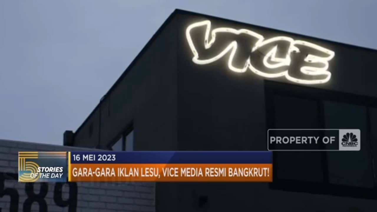 Perusahaan Media VICE Resmi Bangkrut