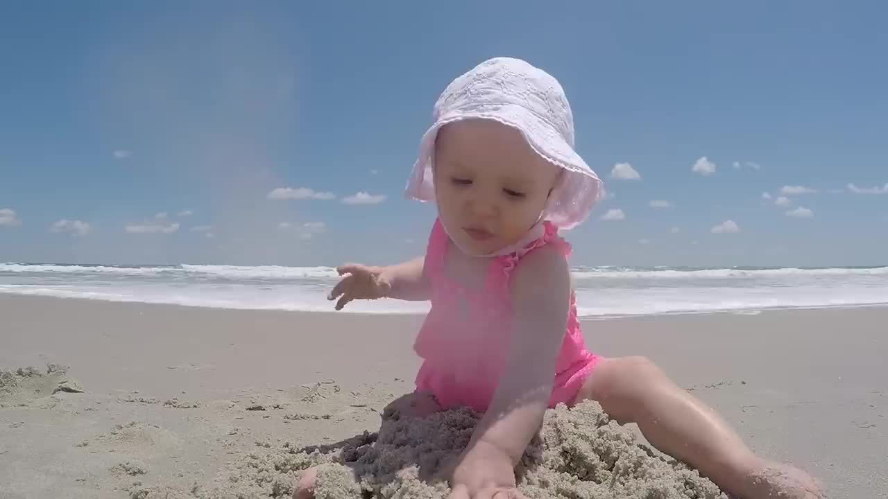 Funniest Babies on the Beach | Cute Baby Funny Moments