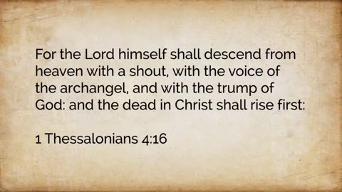 Imminent Return of Jesus P1 - Dr Thomas M Cucuzza