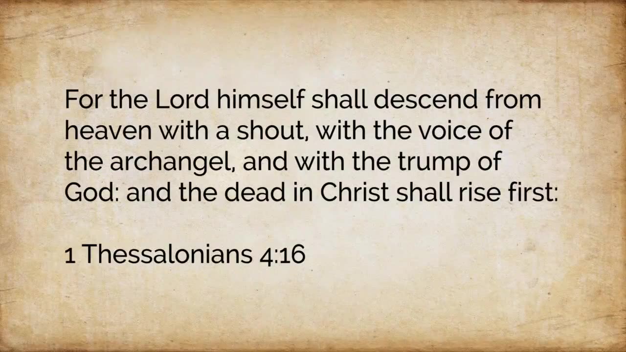 Imminent Return of Jesus P1 - Dr Thomas M Cucuzza