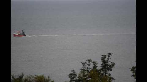 Brixham view from near Berryhead lime bay - 2 boats