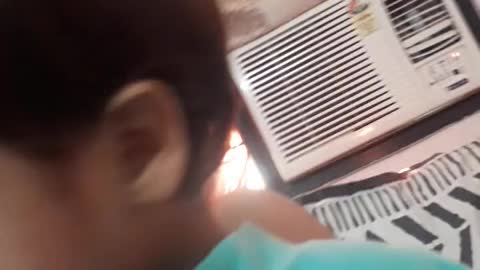 Funny kid talking