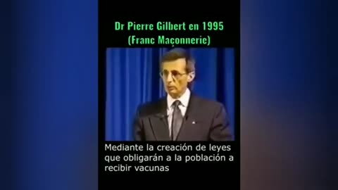 Pierre Gilbert en 1995. Advirtió de una próxima inoculación obligatoria