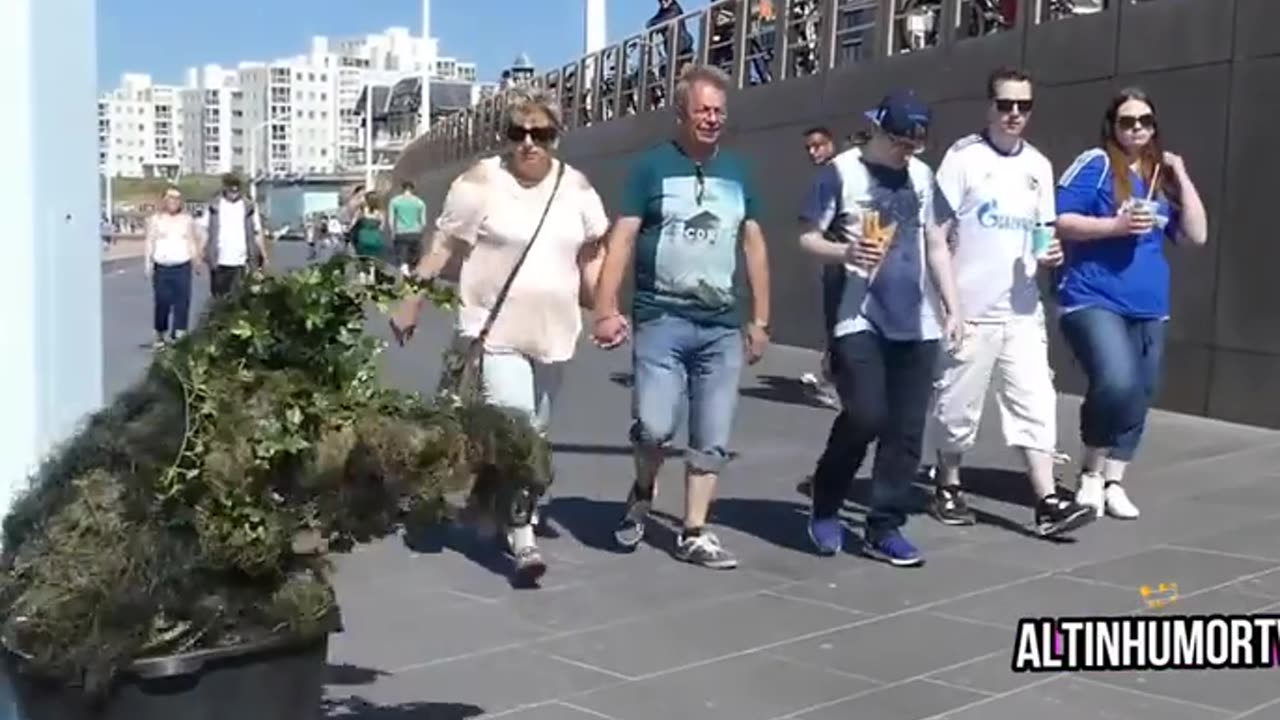 Hidden Camera scared to death Bushman Prank