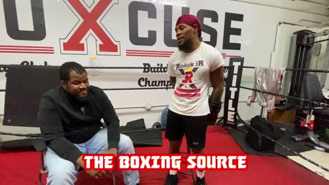 Lamont Roach Jr in the gym getting ready to fight Tank Davis!