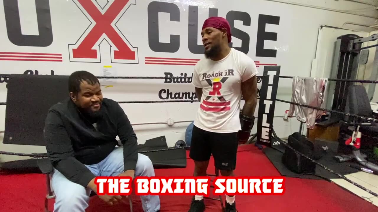 Lamont Roach Jr in the gym getting ready to fight Tank Davis!