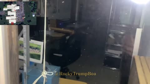 RockyTrumpBoa short then in slowmo -Films into AGR Window- Was it Open or Closed?