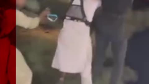 This is the moment where the final two children were rescued from a cable car