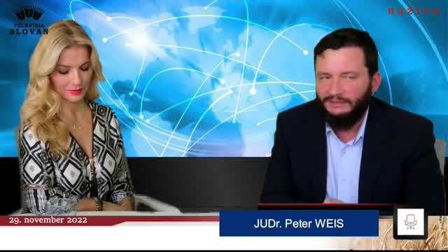 JUDr. Peter Weis hosťom v TV SLOVAN, 29.11.2022