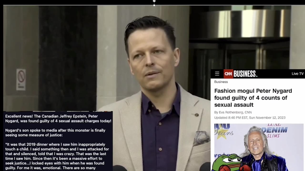 ⚖️Pedophile Nygard's Son Speaks Out ⛓️