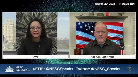 3.20.23 NFSC SPEAKS MONDAY AVA CHEN WITH RET COL JOHN MILLS