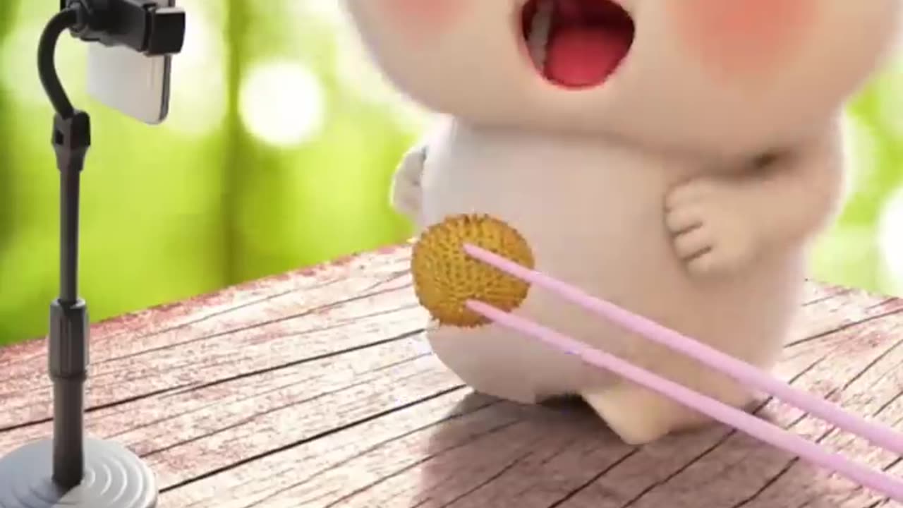 Super Cute And Adorable Little Fat Rabbit---Great Creative(720P_HD)