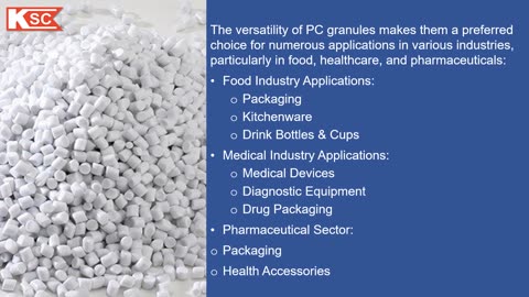 Unmatched Durability and Safety with PC Food & Medical Grade Granules