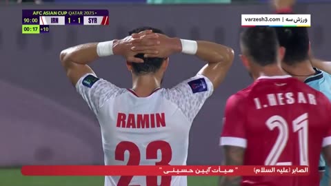 لحظه اخراج مهدی طارمی برابر سوریه