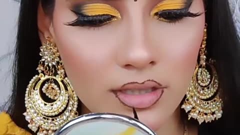 Mehandi on lips 🤯 #shorts