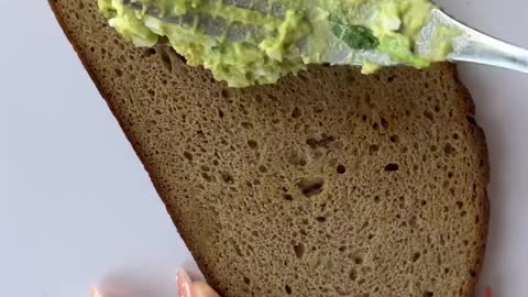 Simple avocado egg toast!