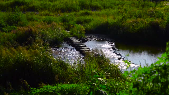 a stone bridge