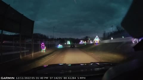 Motor Mile Speedway Christmas Lights 2022