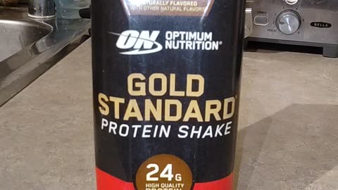 Drinking Optimum Nutrition Gold Standard Protein Shakes, Dbn, MI, 3/23/24