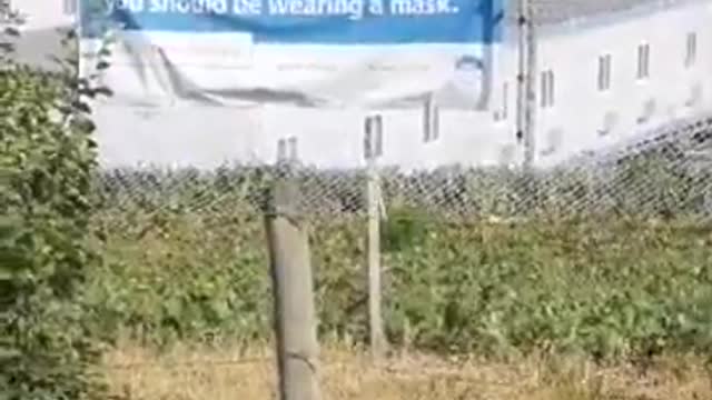 2021‑07‑27: driving past CoViD-1984 prison in Fraser Lake, British Columbia, Canada